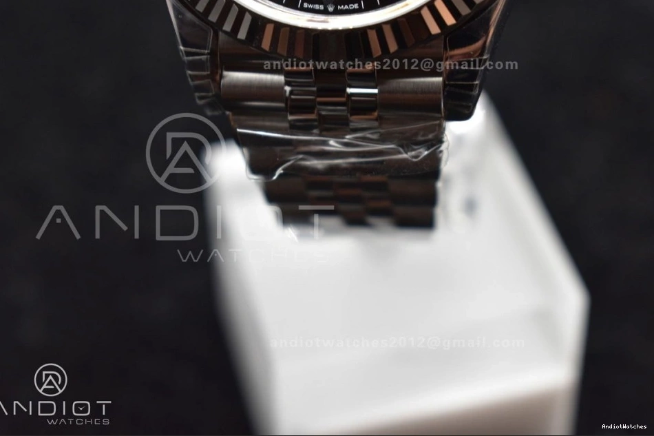 Best Stick Youthful Black DateJust 392 VS 904L Jubilee 126334 Dial SS 41 VSF Bracelet Edition 1:1 Steel on 0512